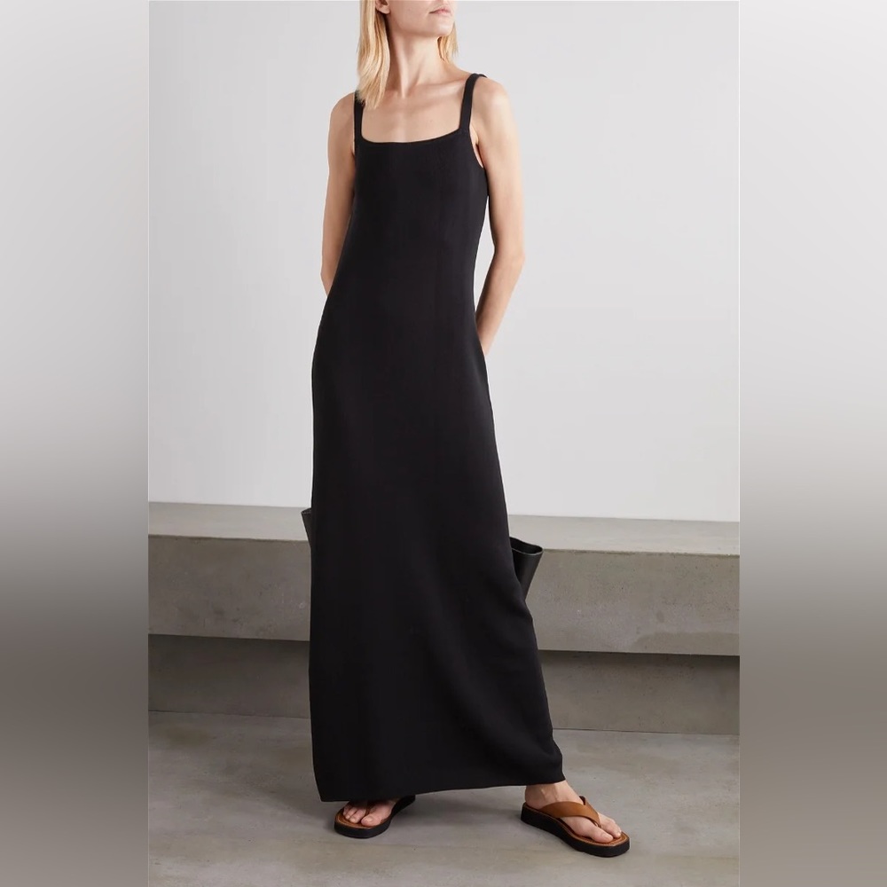 MATTEAU LOW BACK KNIT MAXI DRESS SIZE US 4